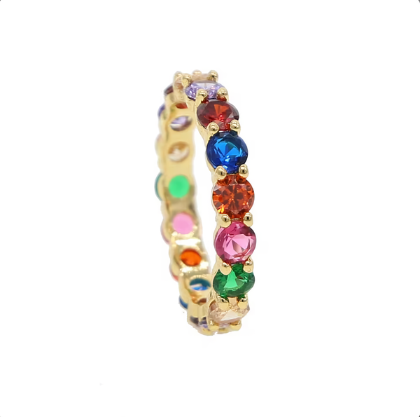 Rainbow Oval Ring