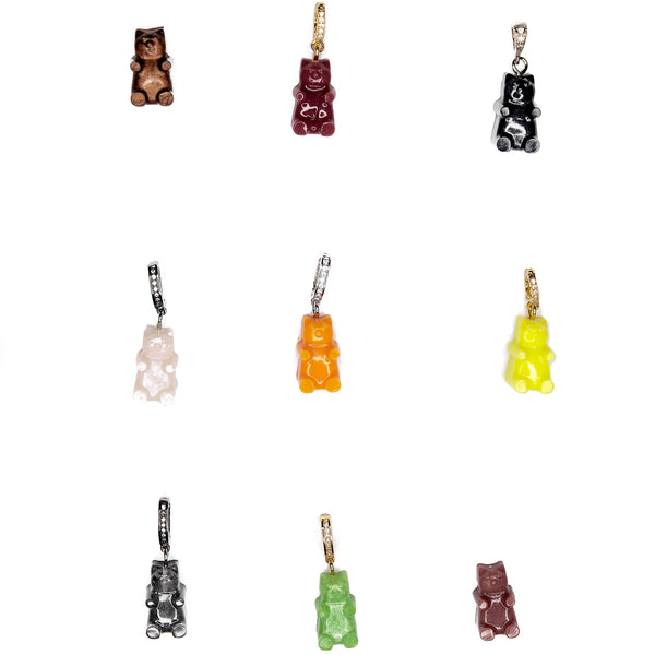 Resin gummy bear charms