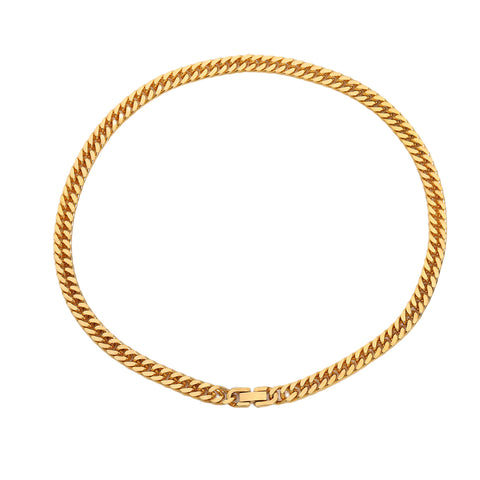 Valasca chunky cuban link necklace in 18k gold plated stainless steel