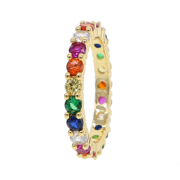 Rainbow Oval Ring