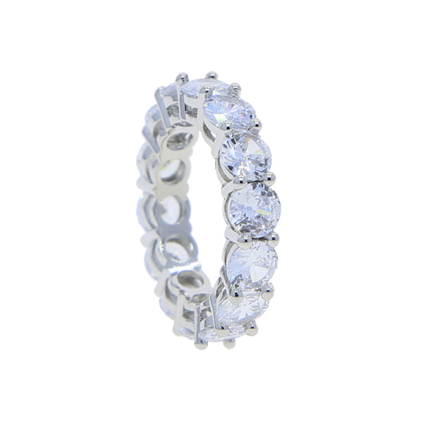 Kara bling ring in clear cubic zirconia